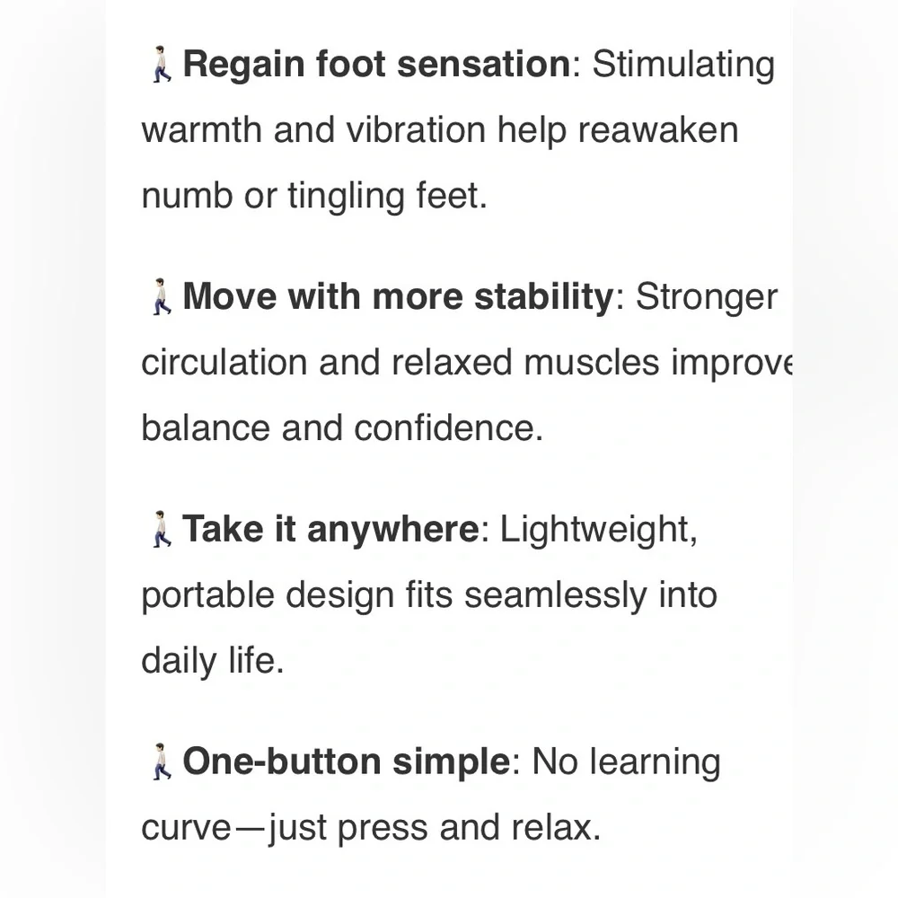 Cordless ankle & foot heated massager to ease pain, increase circulation NIB - Picture 2 of 10